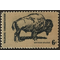 Vintage buffalo bison stamp 